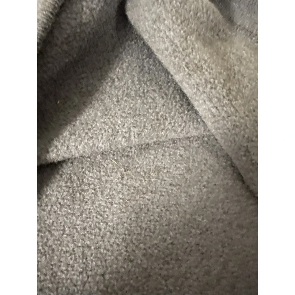 G H Bass L/s 1/4 Zip Neck‎ Men's Pullover Sweater Fleece Lines Med G2